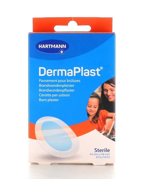 Dermaplast Brûlures 4.3x6.8cm 8 Pansements